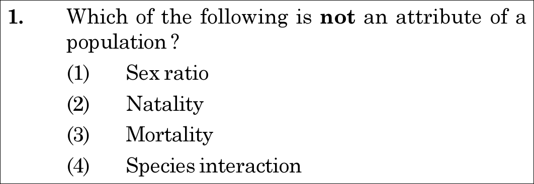 NEET 2020 Botany Question 1