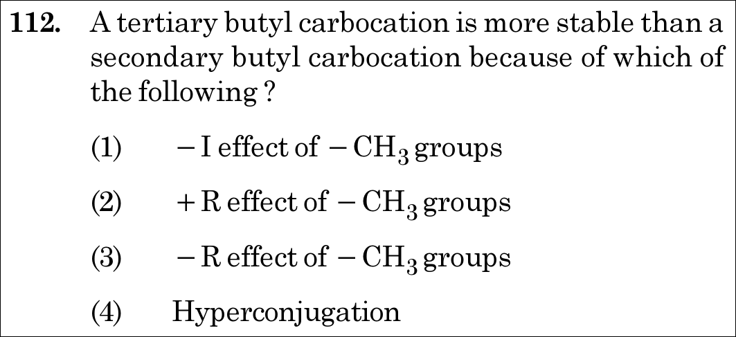 NEET 2020 chemistry Question 112