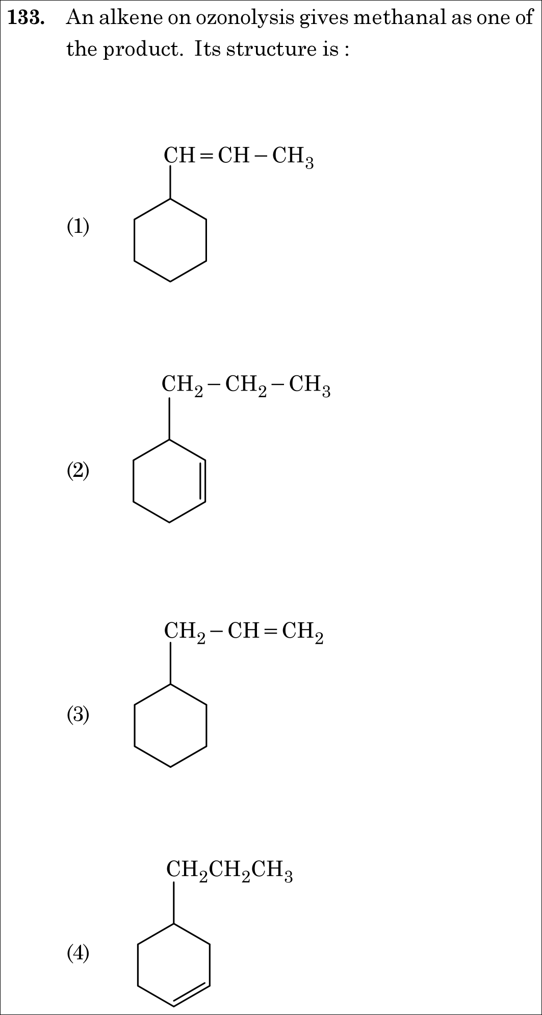 NEET 2020 chemistry Question 133