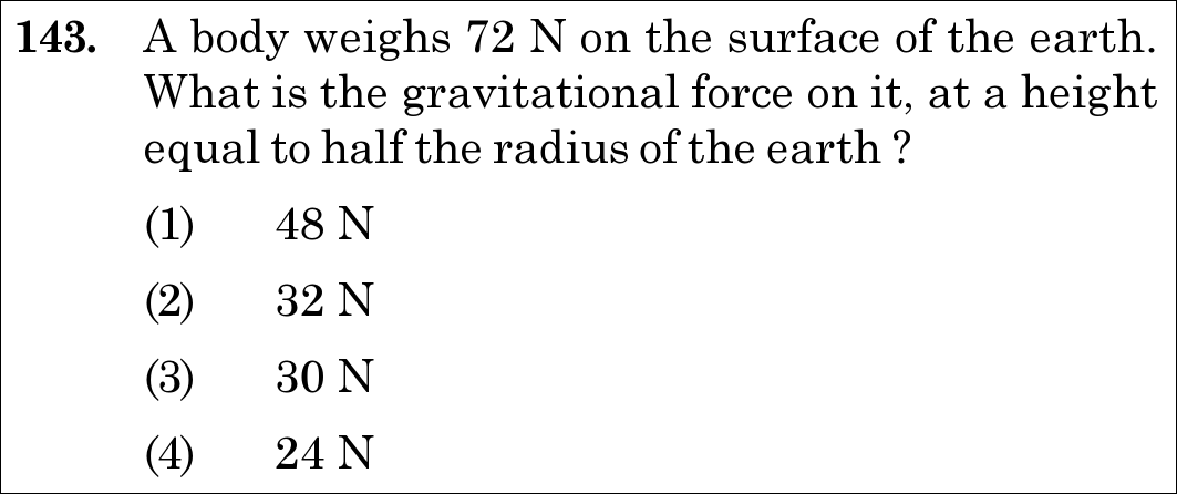 NEET 2020 physics Question 143
