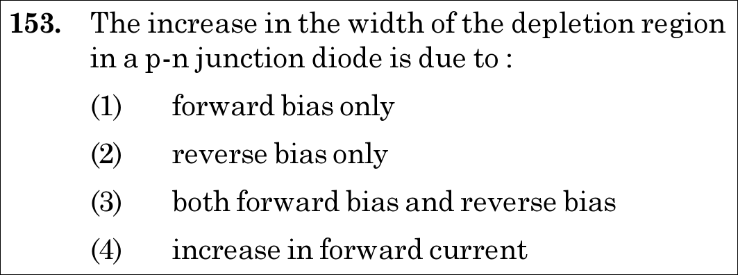 NEET 2020 physics Question 153
