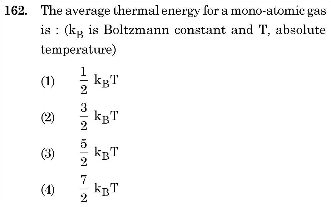 NEET 2020 physics Question 162