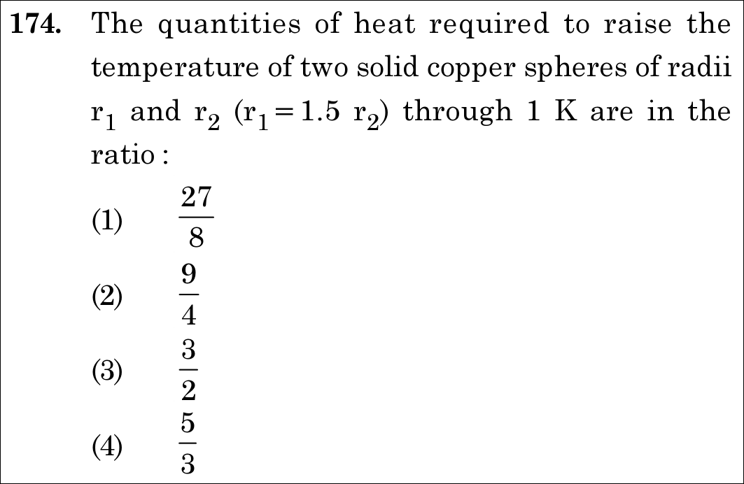NEET 2020 physics Question 174