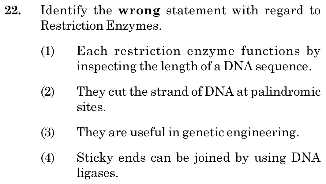 NEET 2020 Botany Question 22