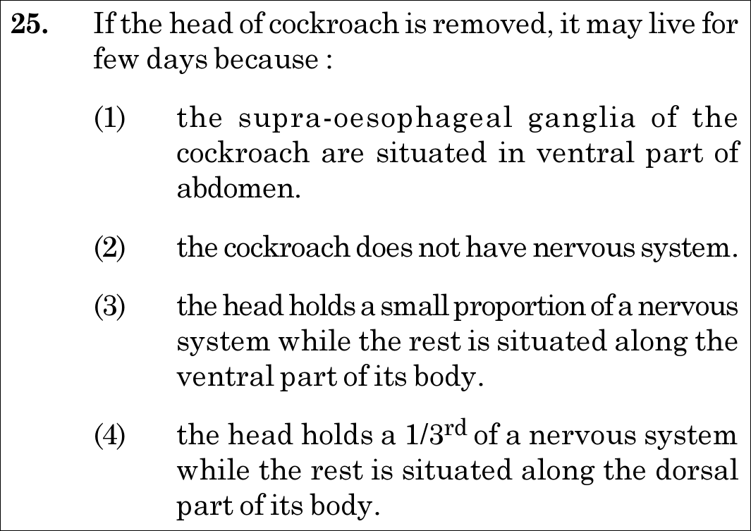 NEET 2020 Botany Question 25