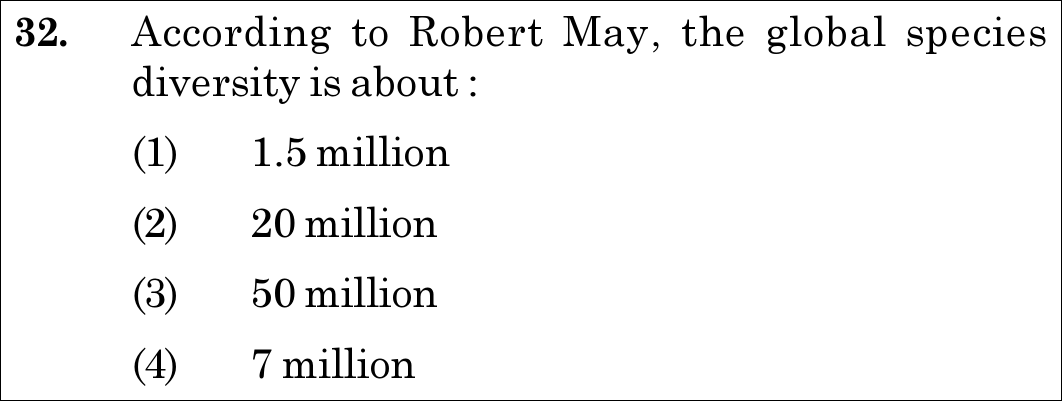 NEET 2020 Botany Question 32