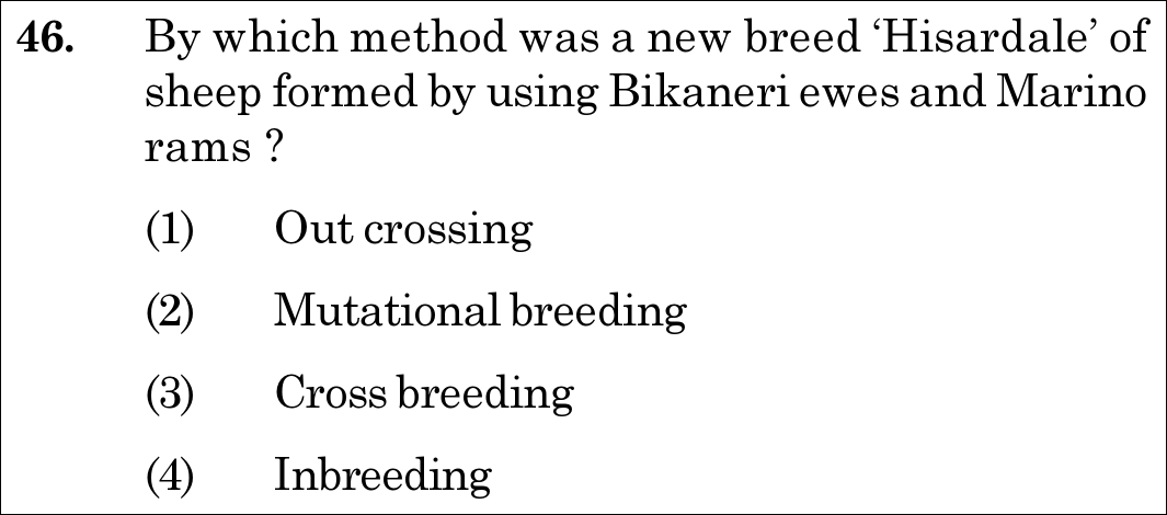 NEET Daily Zoology Question 46