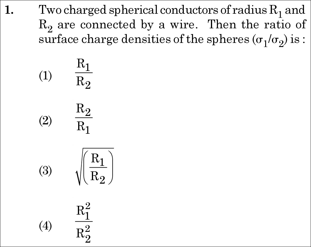NEET 2021 physics Question 1