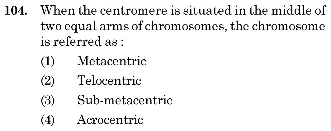 NEET 2021 botany Question 104