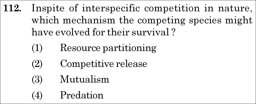 NEET 2021 botany Question 112