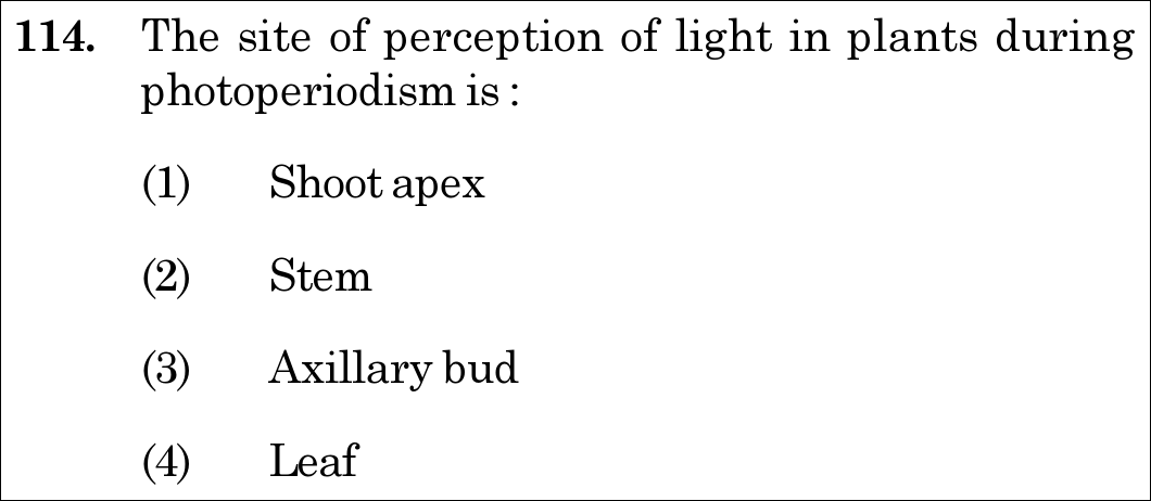 NEET 2021 botany Question 114