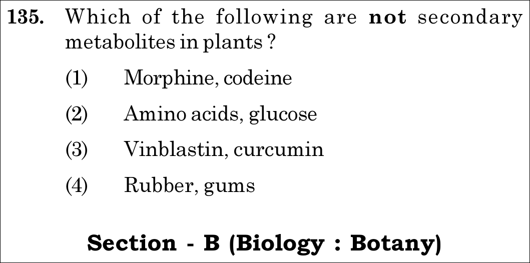 NEET 2021 botany Question 135