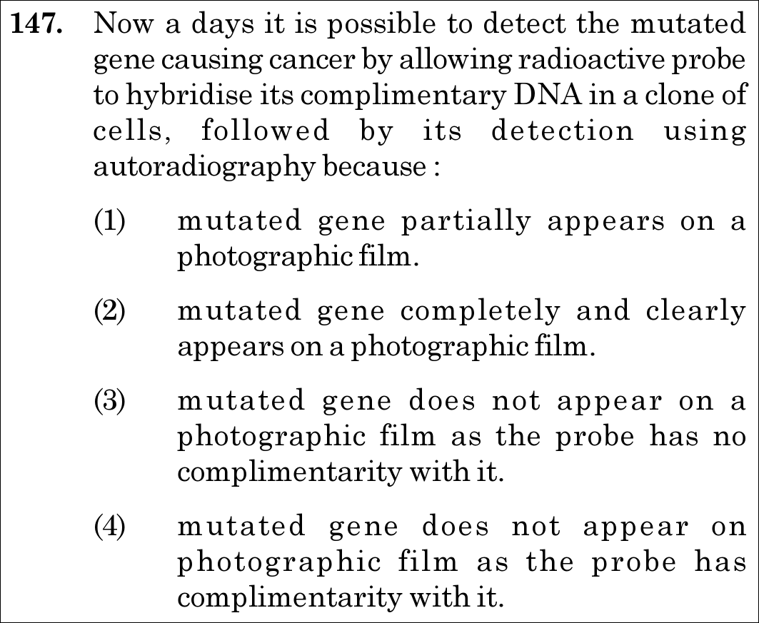NEET 2021 botany Question 147