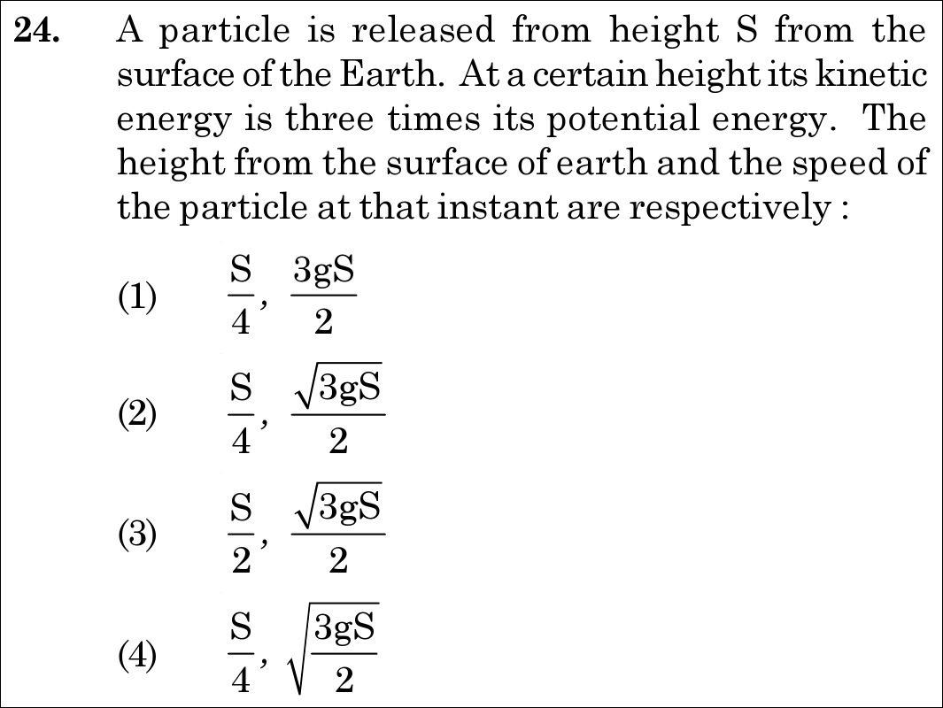 NEET 2021 physics Question 24