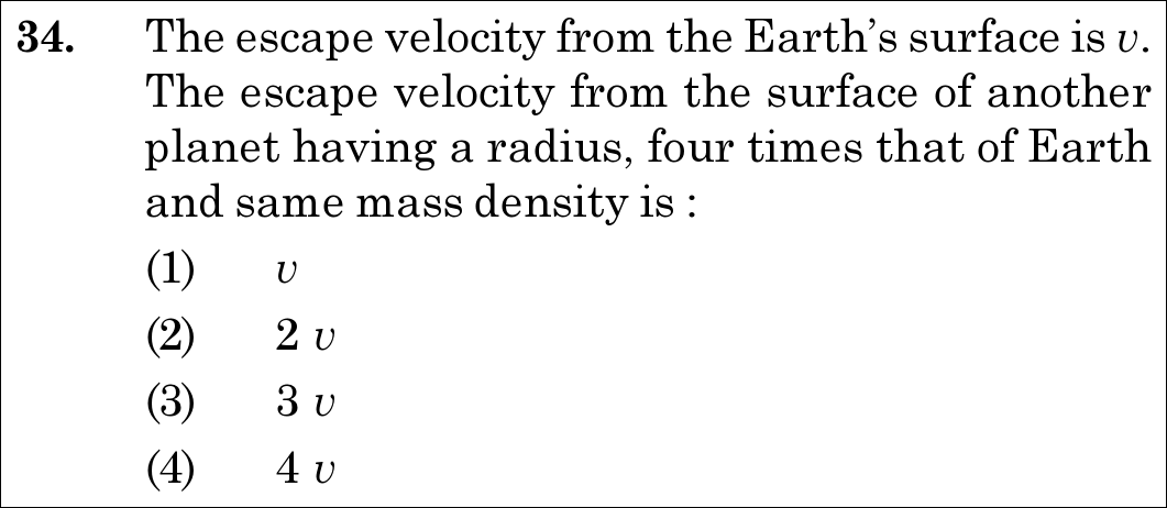 NEET 2021 physics Question 34
