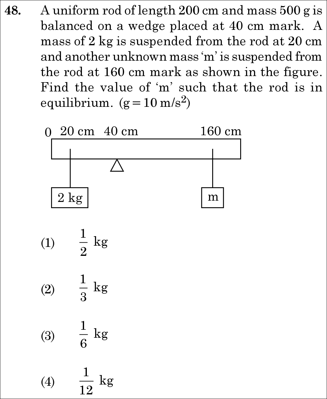 NEET 2021 physics Question 48
