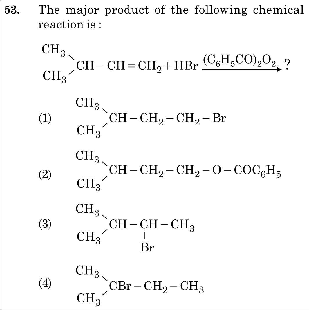NEET 2021 chemistry Question 53