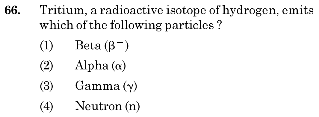 NEET 2021 chemistry Question 66