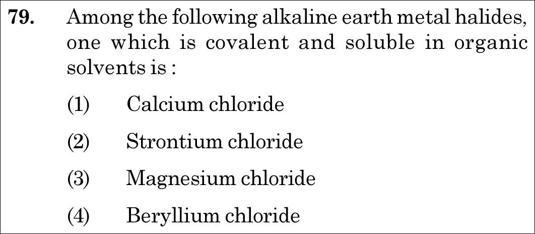 NEET 2021 chemistry Question 79