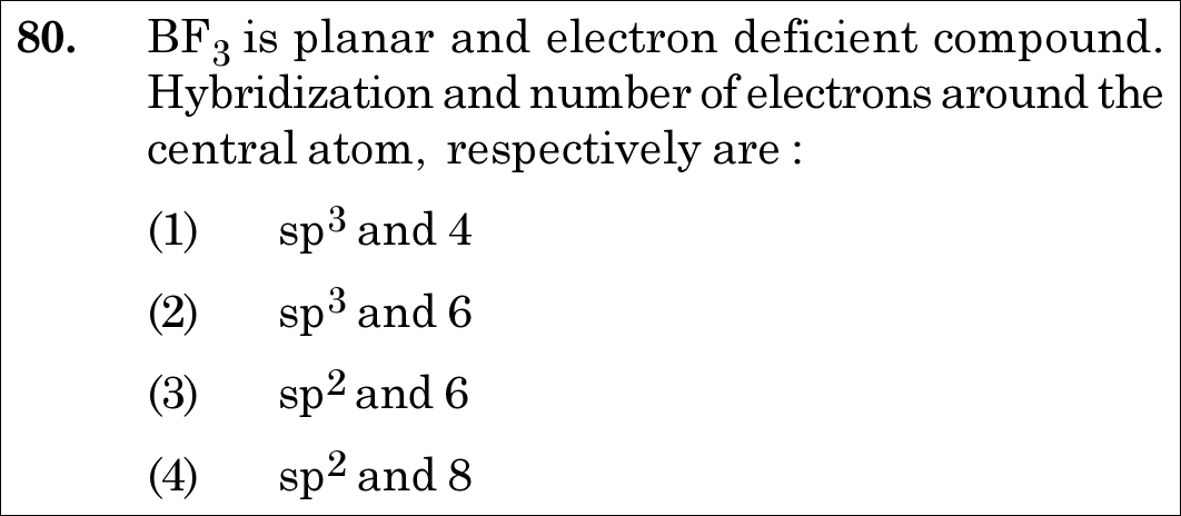 NEET 2021 chemistry Question 80