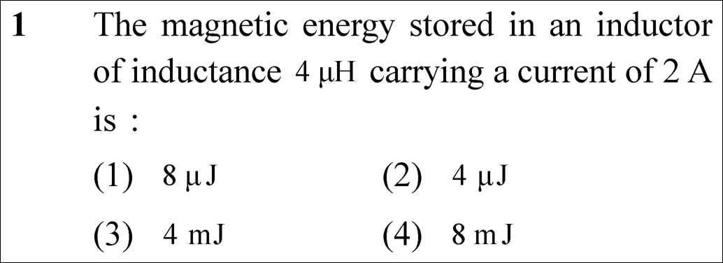 NEET 2023 physics Question 1