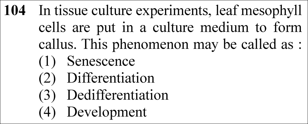 NEET 2023 Botany Question 104