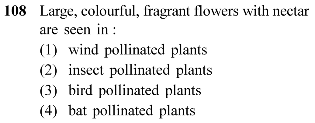 NEET 2023 Botany Question 108