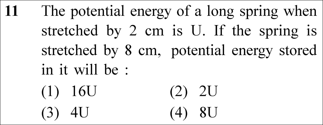 NEET 2023 physics Question 11