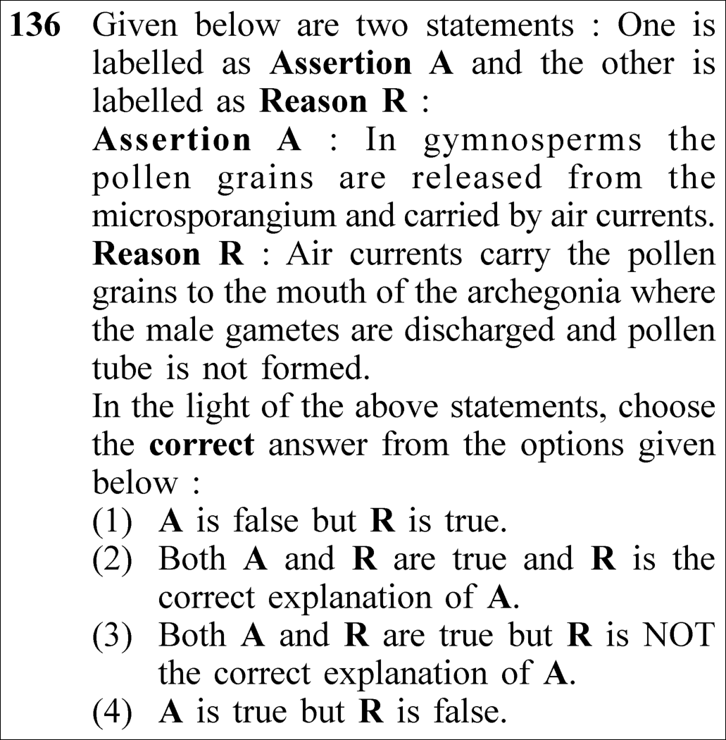 NEET 2023 Botany Question 136