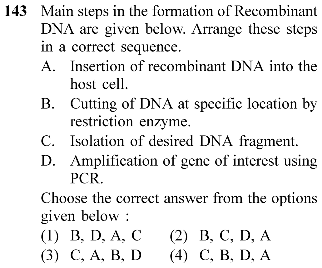NEET 2023 Botany Question 143