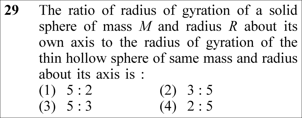 NEET 2023 physics Question 29