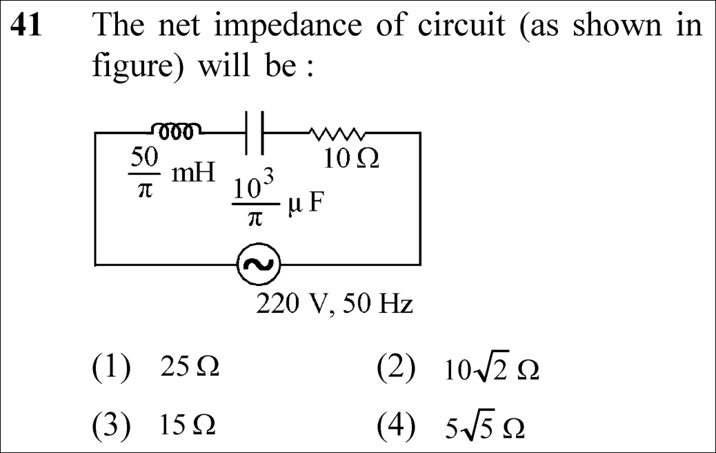 NEET 2023 physics Question 41