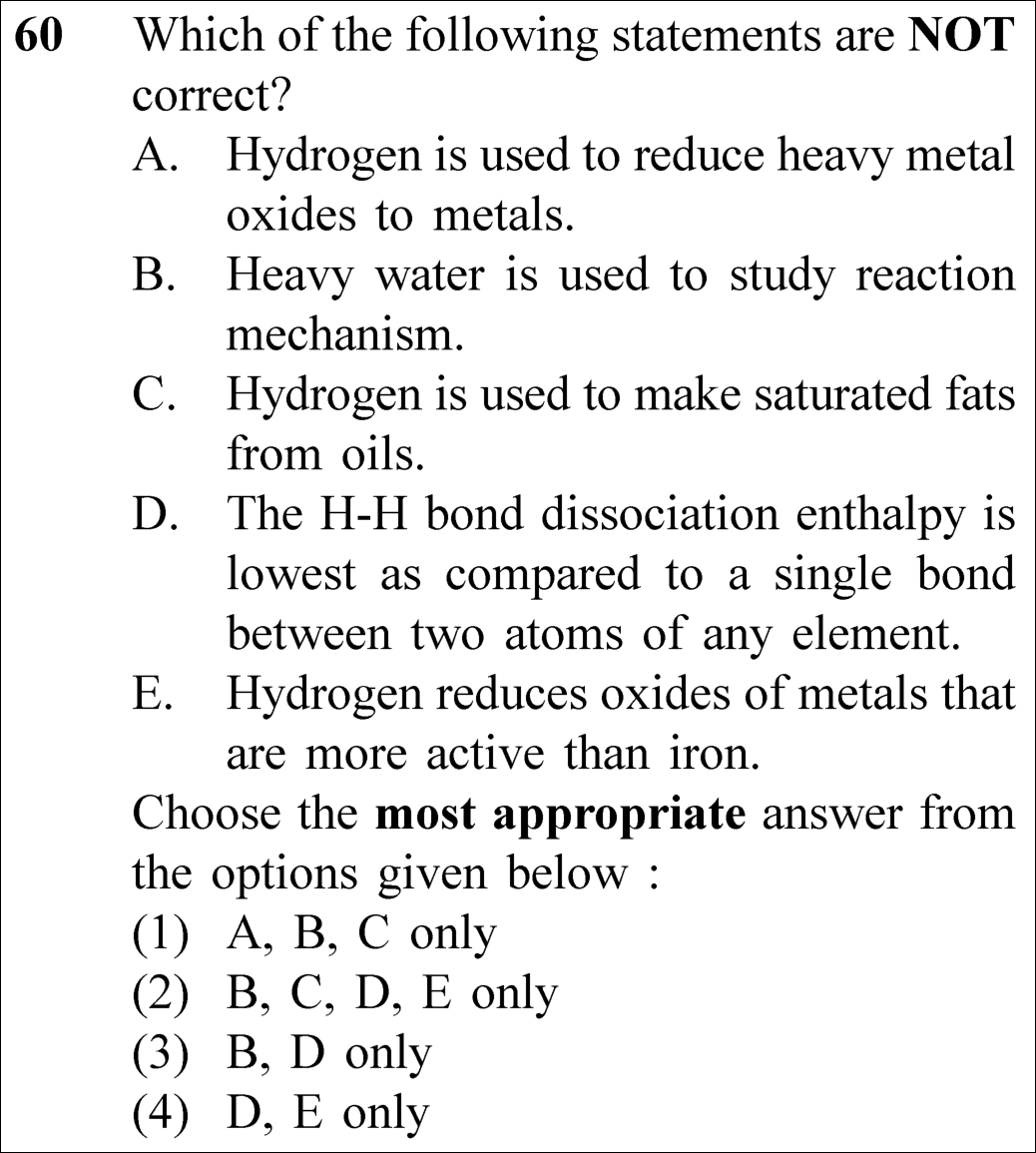 NEET 2023 chemistry Question 60