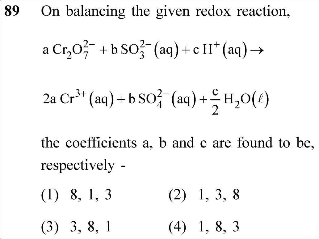 NEET 2023 chemistry Question 89