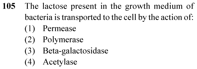 NEET 2024 Botany Question 105