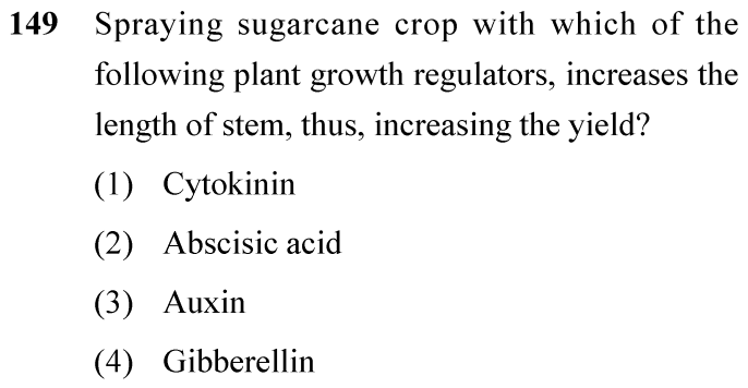 NEET 2024 Botany Question 149
