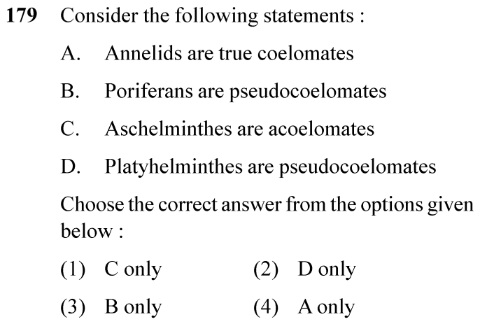 NEET 2024 zoology Question 179