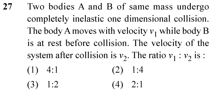 NEET 2024 physics Question 27