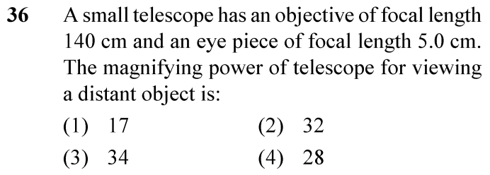NEET 2024 physics Question 36