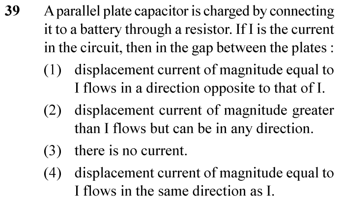 NEET 2024 physics Question 39