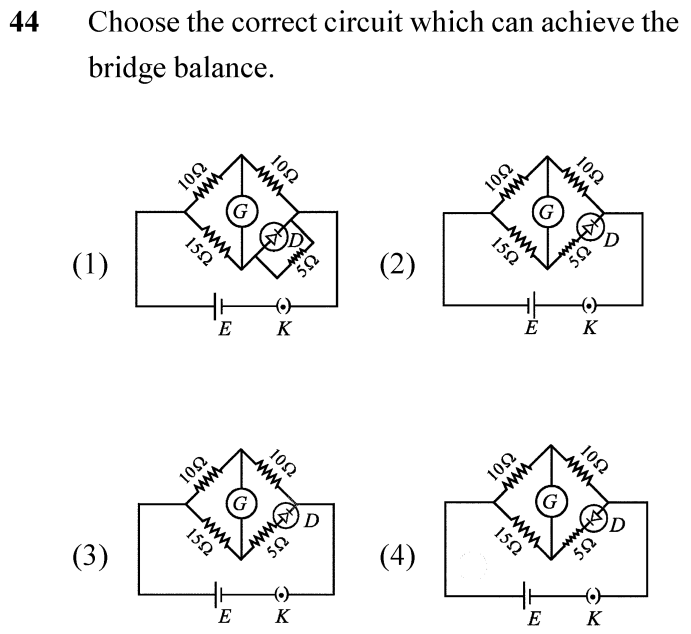 NEET 2024 physics Question 44