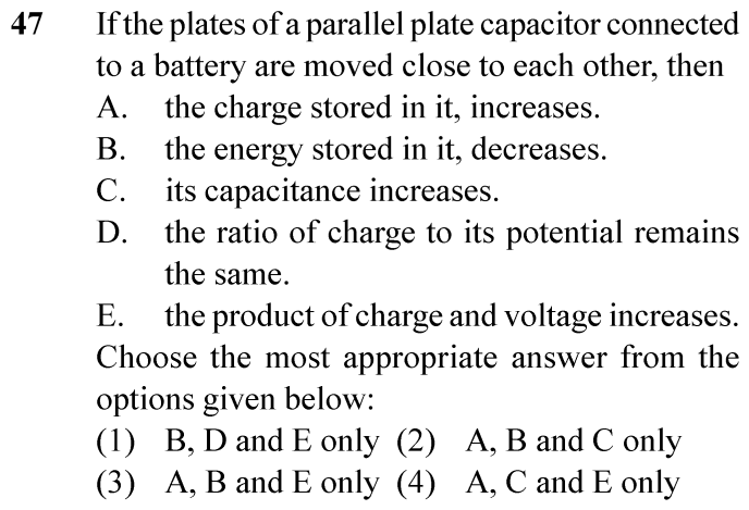 NEET 2024 physics Question 47