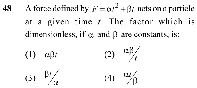 NEET 2024 physics Question 48