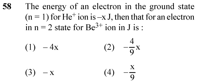 NEET 2024 chemistry Question 58