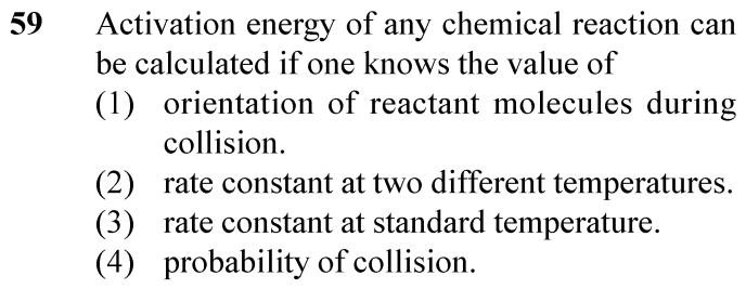 NEET 2024 chemistry Question 59