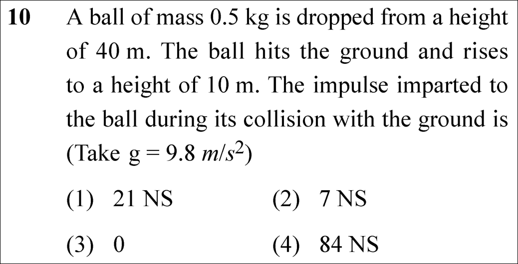 NEET 2025 physics Question 10