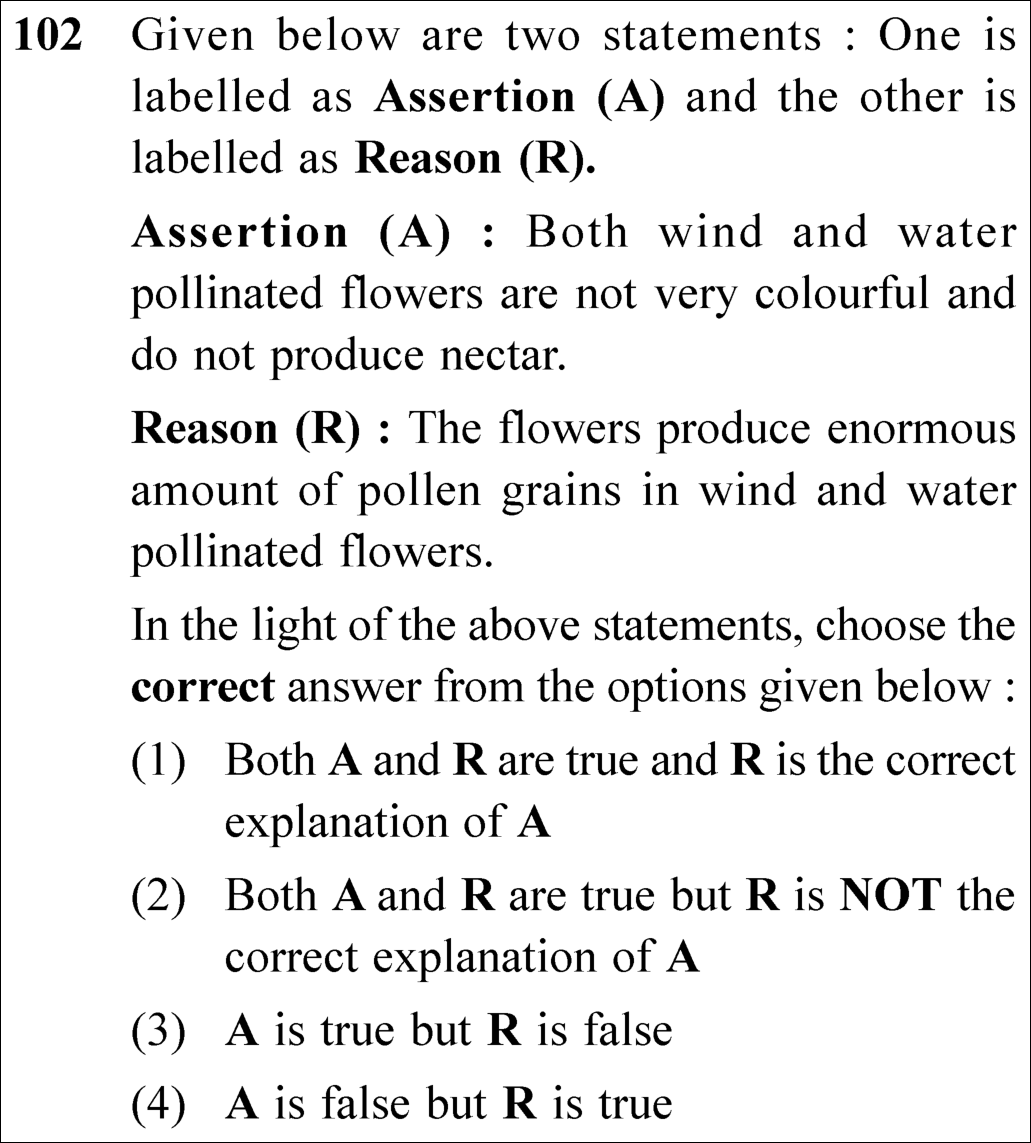 NEET 2025 Botany Question 102