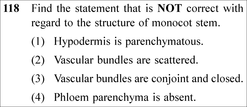 NEET 2025 Botany Question 118