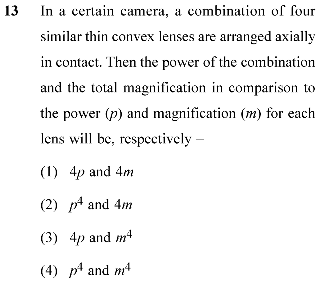 NEET 2025 physics Question 13
