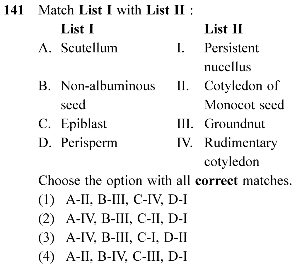 NEET 2025 Zoology Question 141